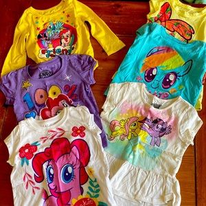 My Little Pony Size 2t t-shirt Lot